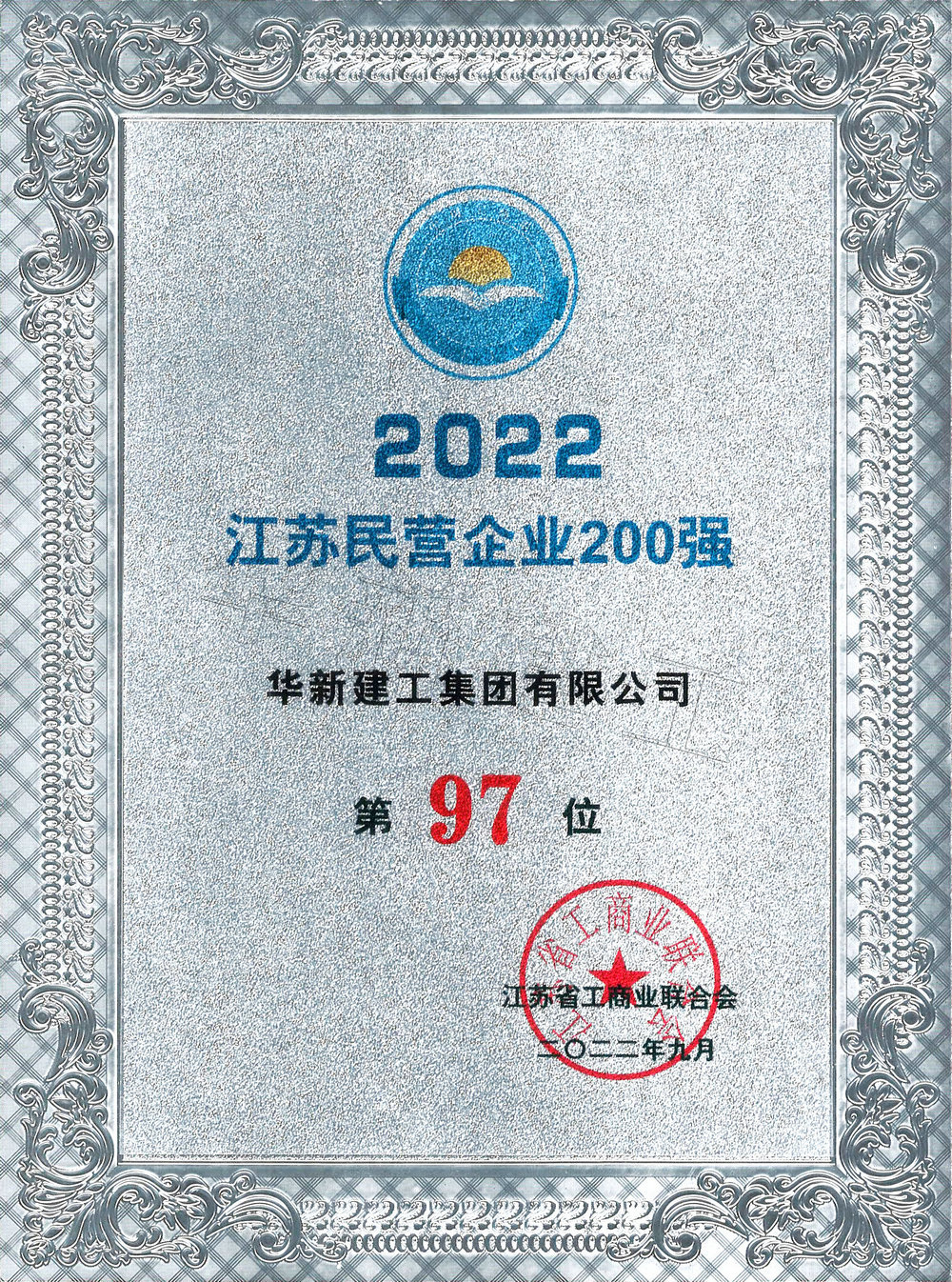 2022年江蘇民營企業200強
